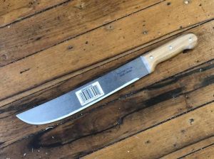 Tramontina 12 Inch Bush Machete with Wood Handle 