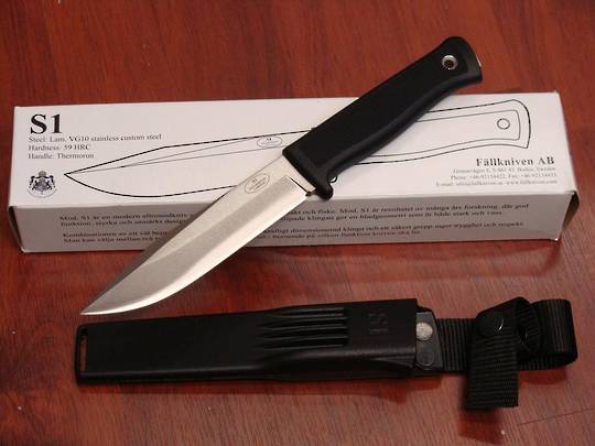 Fallkniven S1 Forest Knife – Zytel sheath ‣ Blade Master