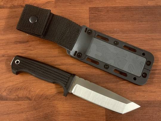 Demko FreeReign 5 Inch Tanto AUS10A Fixed Blade - OD GreenRubber Handle