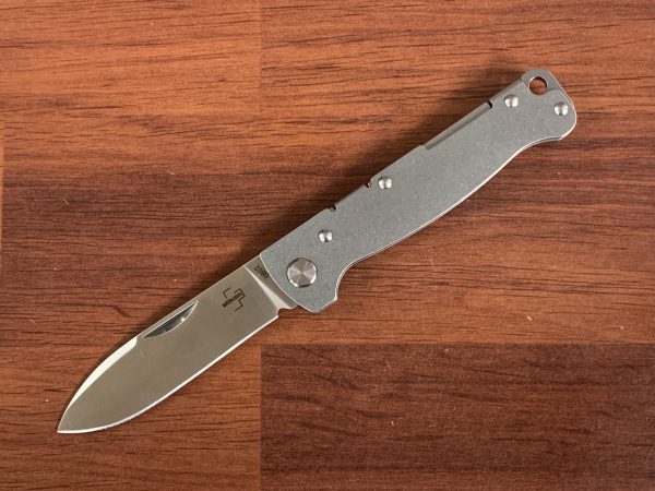 Boker Plus Atlas Backlock Pocket Knife, D2 Satin Drop Point