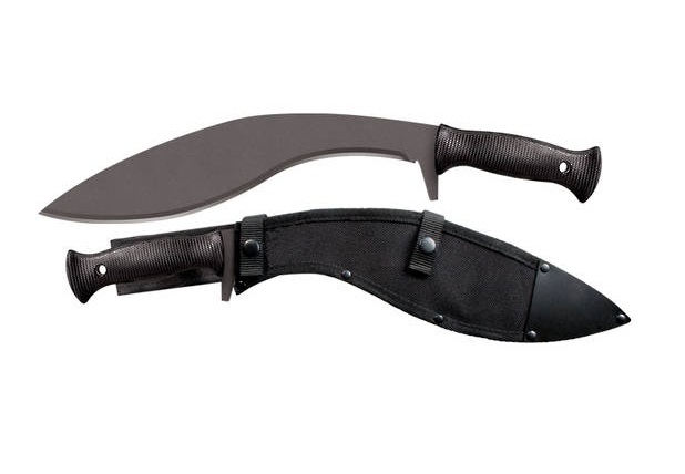 macete Cold Steel Kukri Plus Machete Fisso con la metà di guardia Acciaio  330 mm maniglia polipropilene nero