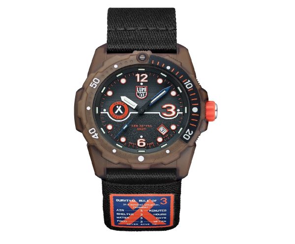 Luminox Bear Grylls x TIDE Recycled Ocean Material Rule of 3